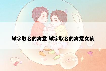 轼字取名的寓意 轼字取名的寓意女孩