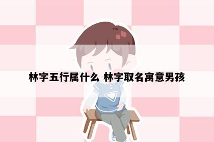 林字五行属什么 林字取名寓意男孩