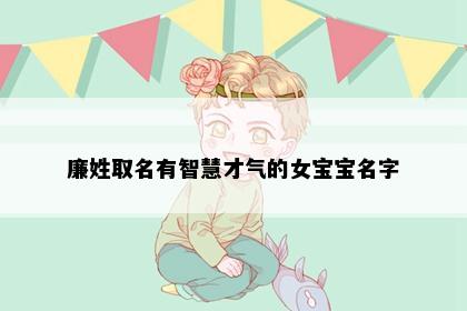 廉姓取名有智慧才气的女宝宝名字