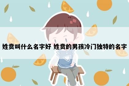 姓贲叫什么名字好 姓贲的男孩冷门独特的名字