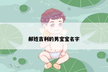 郝姓吉利的男宝宝名字