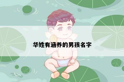 华姓有涵养的男孩名字