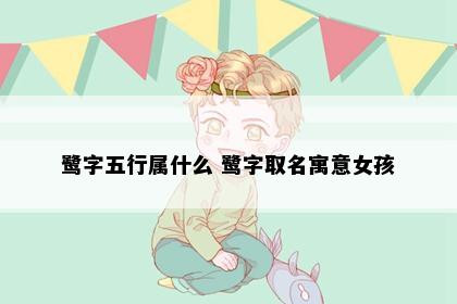 鹭字五行属什么 鹭字取名寓意女孩