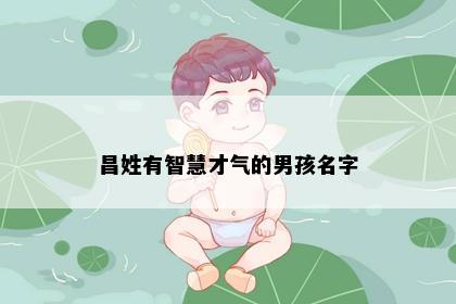 昌姓有智慧才气的男孩名字
