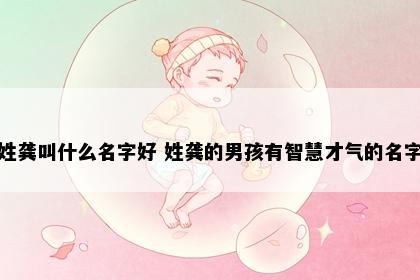 姓龚叫什么名字好 姓龚的男孩有智慧才气的名字