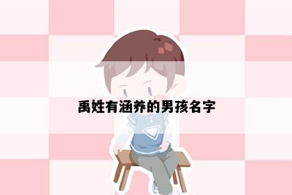 禹姓有涵养的男孩名字