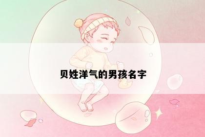 贝姓洋气的男孩名字